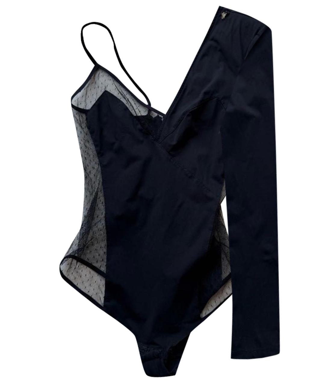 ELISABETTA FRANCHI Черная майка, фото 1