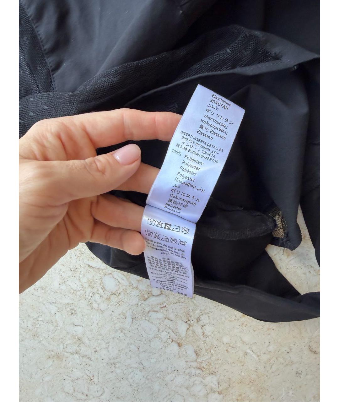 ELISABETTA FRANCHI Черная майка, фото 5