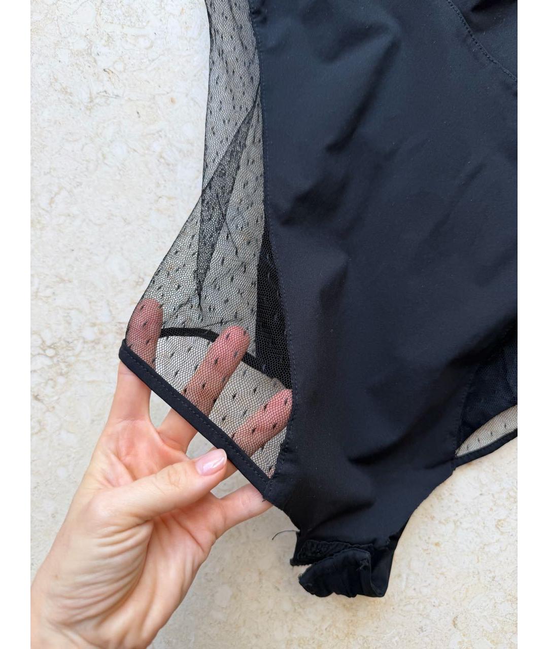 ELISABETTA FRANCHI Черная майка, фото 2