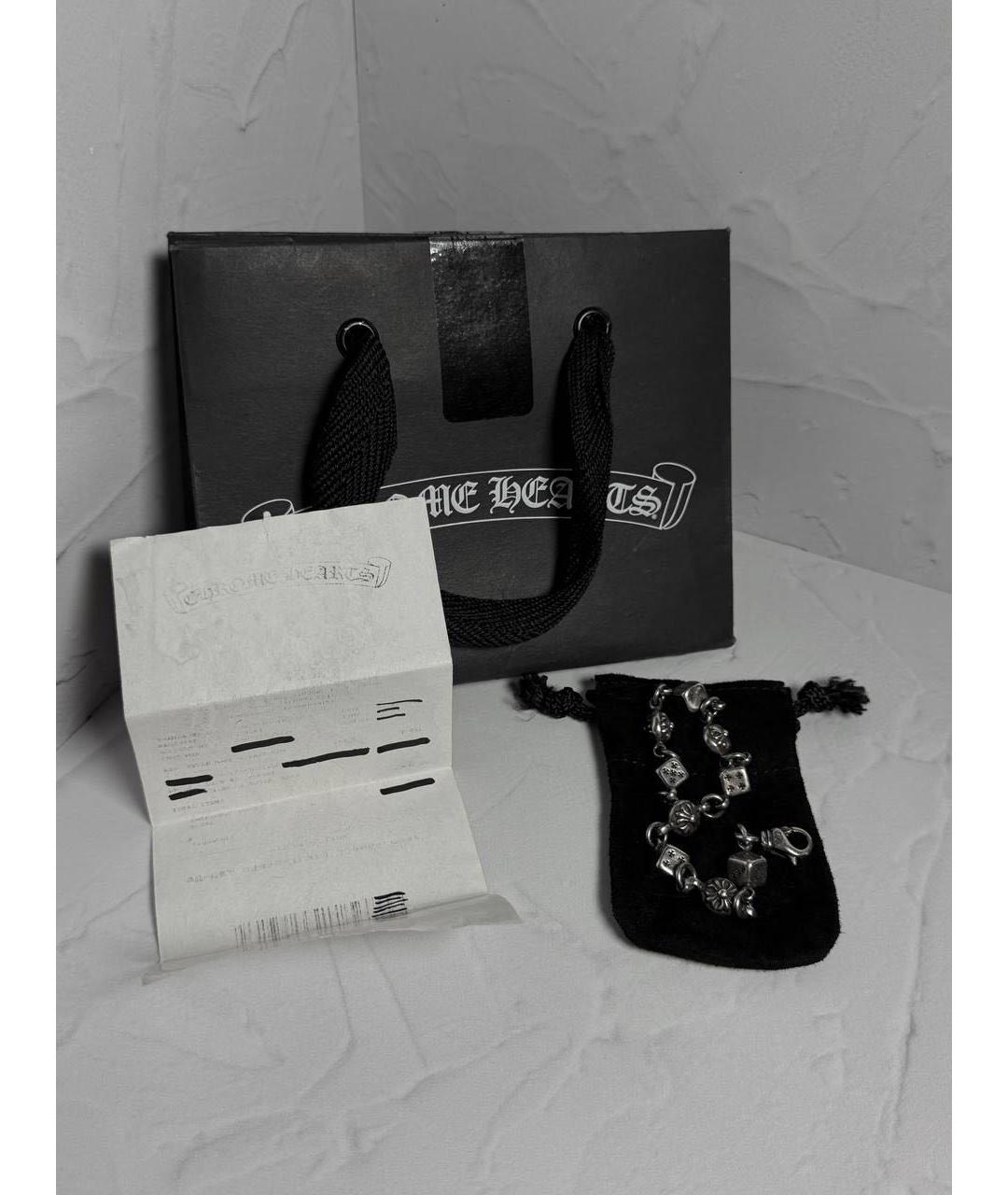 CHROME HEARTS Серебрянный серебряный браслет, фото 7