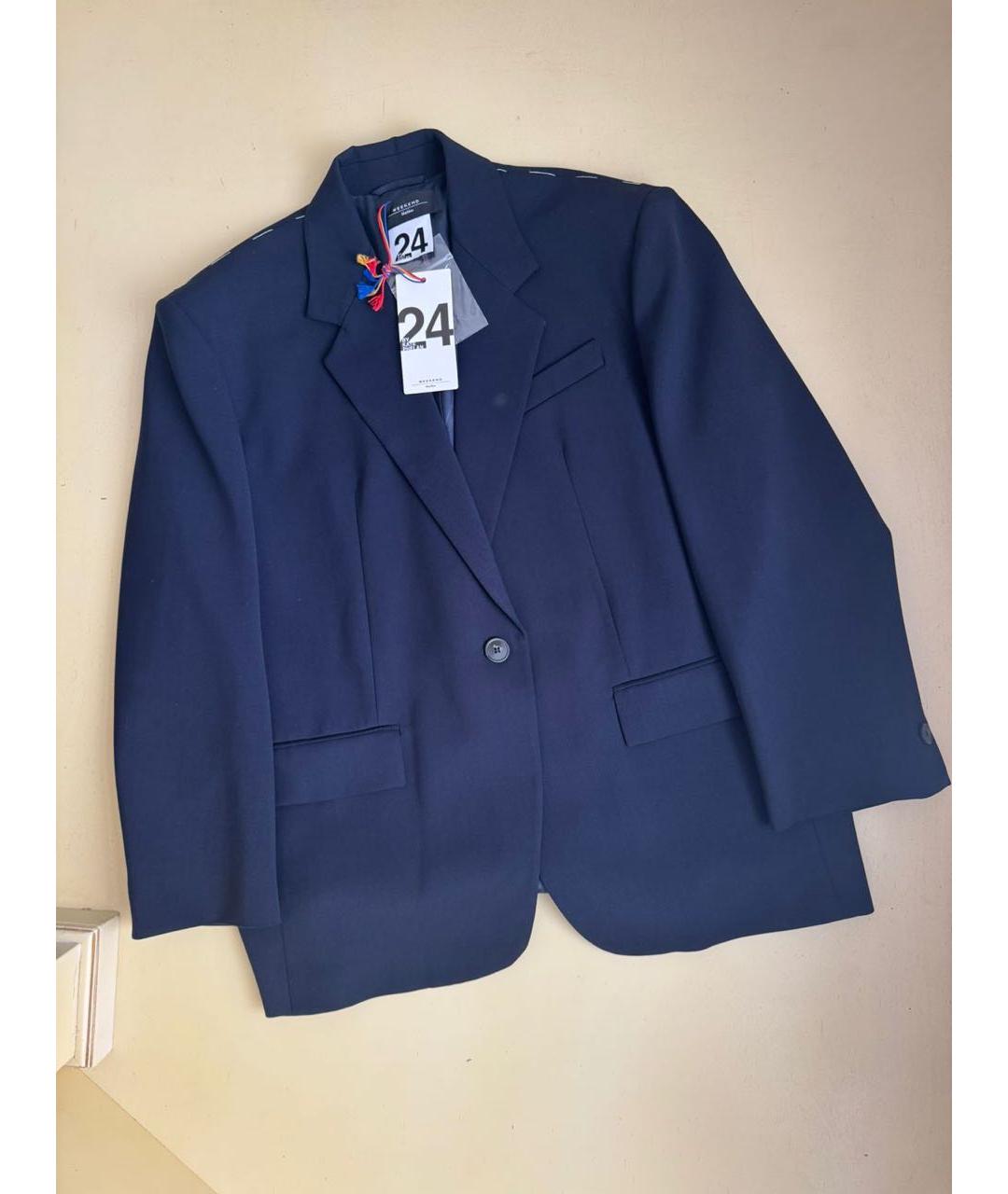 WEEKEND MAX MARA Темно-синий жакет/пиджак, фото 6