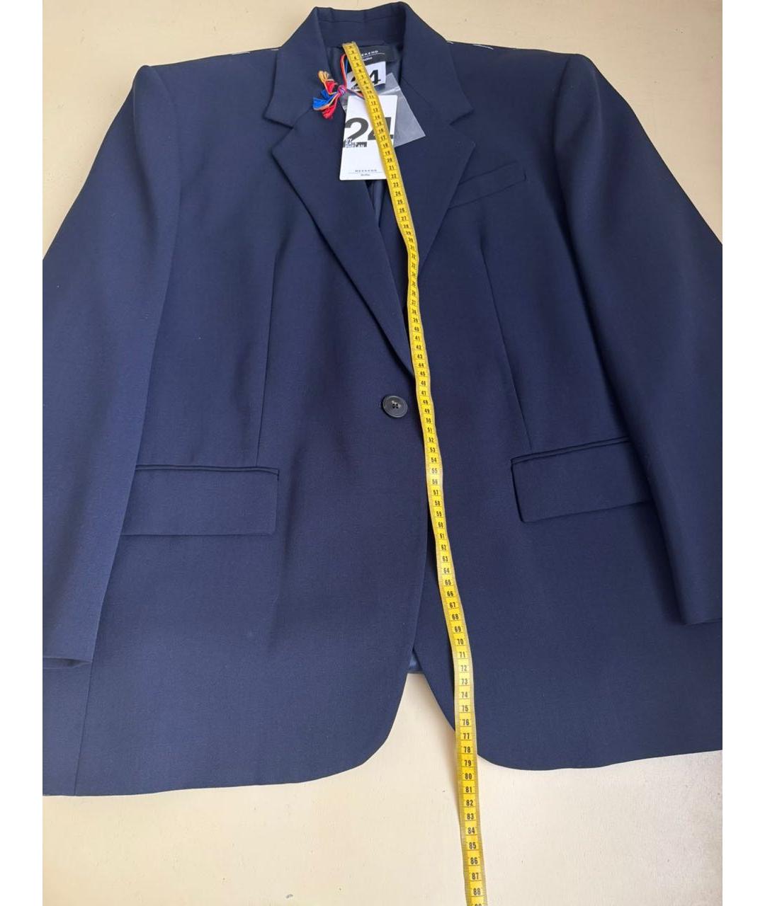 WEEKEND MAX MARA Темно-синий жакет/пиджак, фото 4