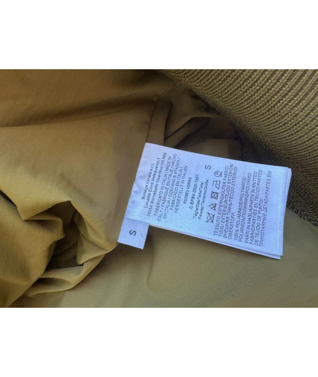 BOTTEGA VENETA Хаки пуховик, фото 5