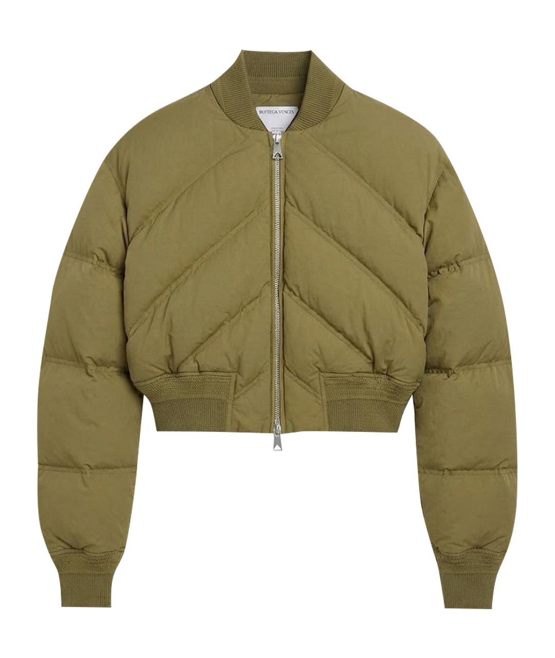 BOTTEGA VENETA Хаки пуховик, фото 1