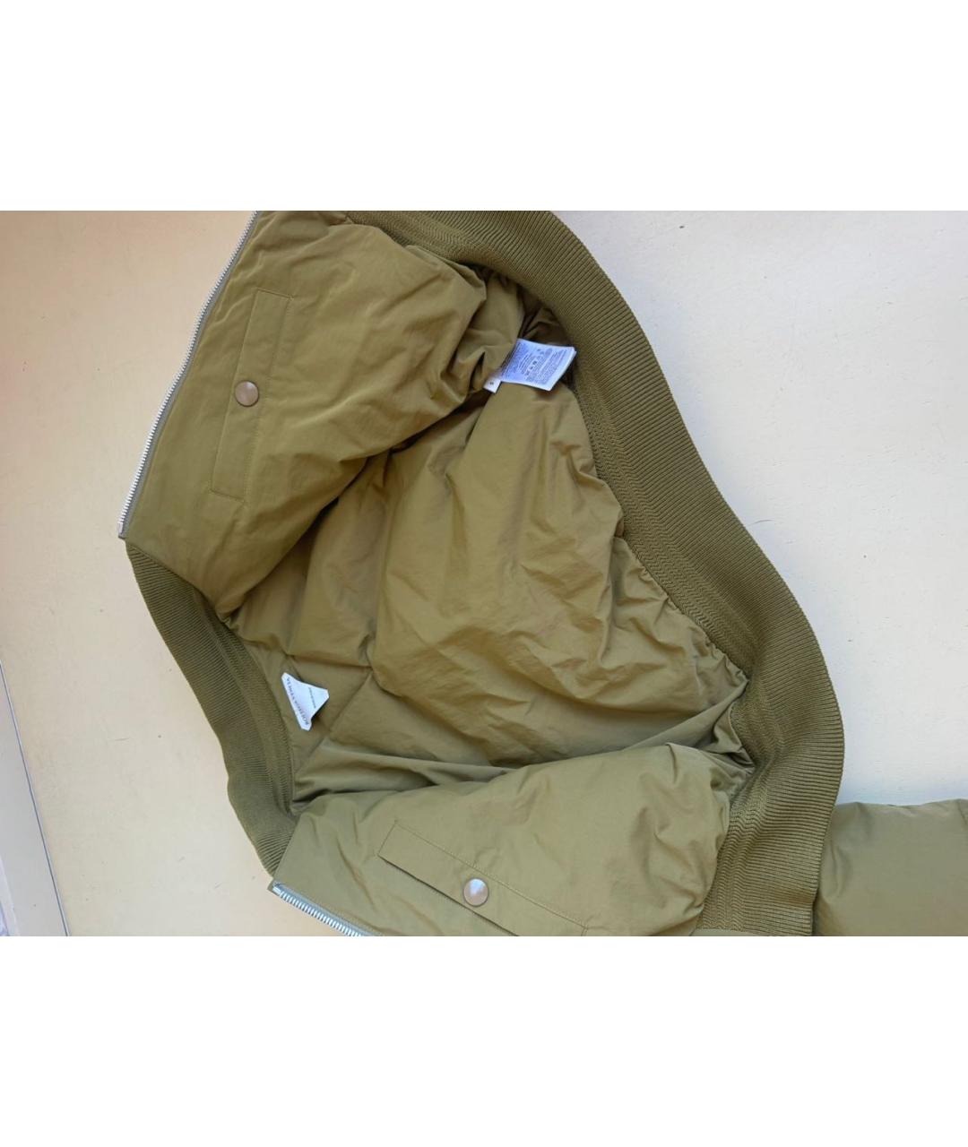 BOTTEGA VENETA Хаки пуховик, фото 4