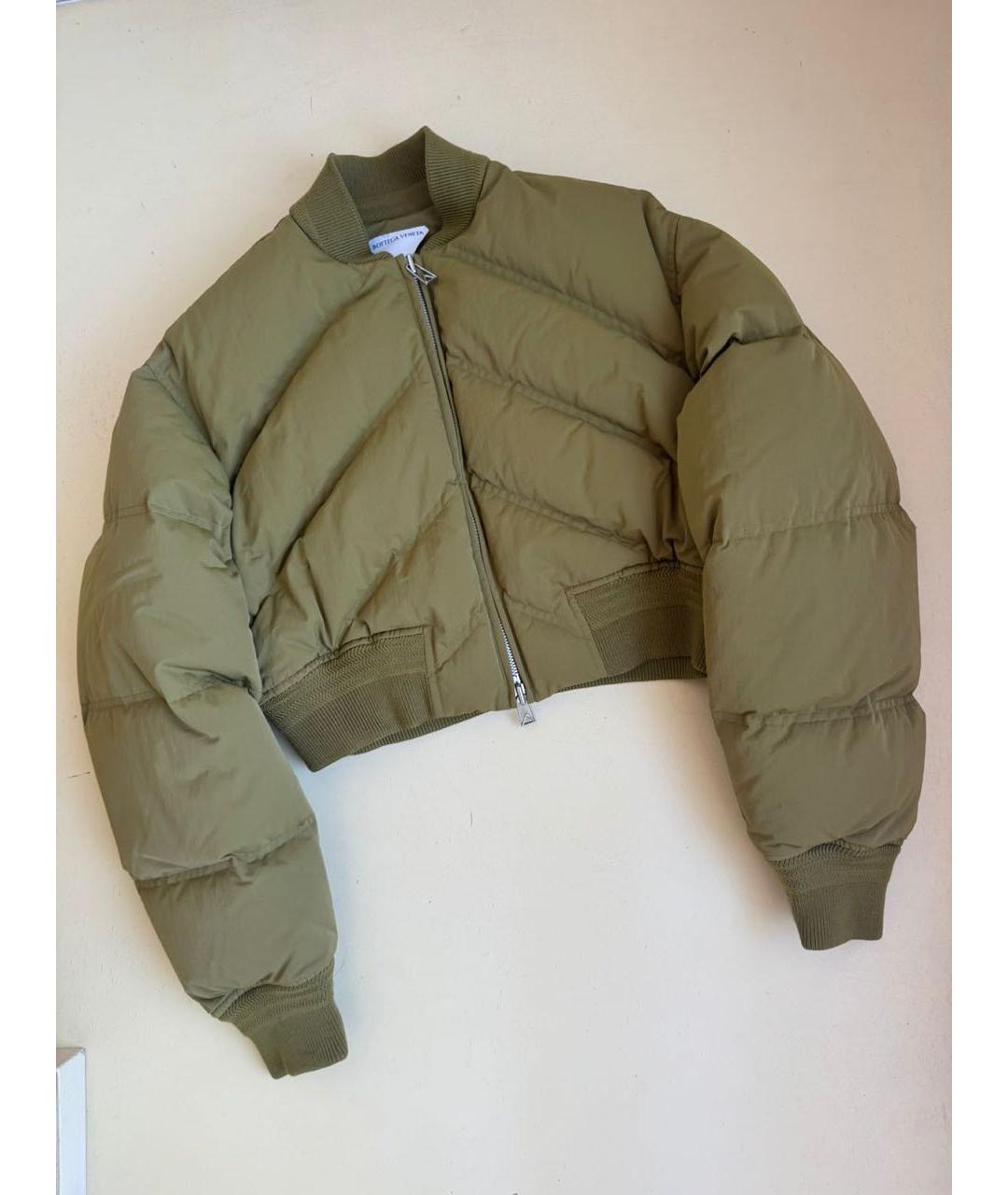 BOTTEGA VENETA Хаки пуховик, фото 9