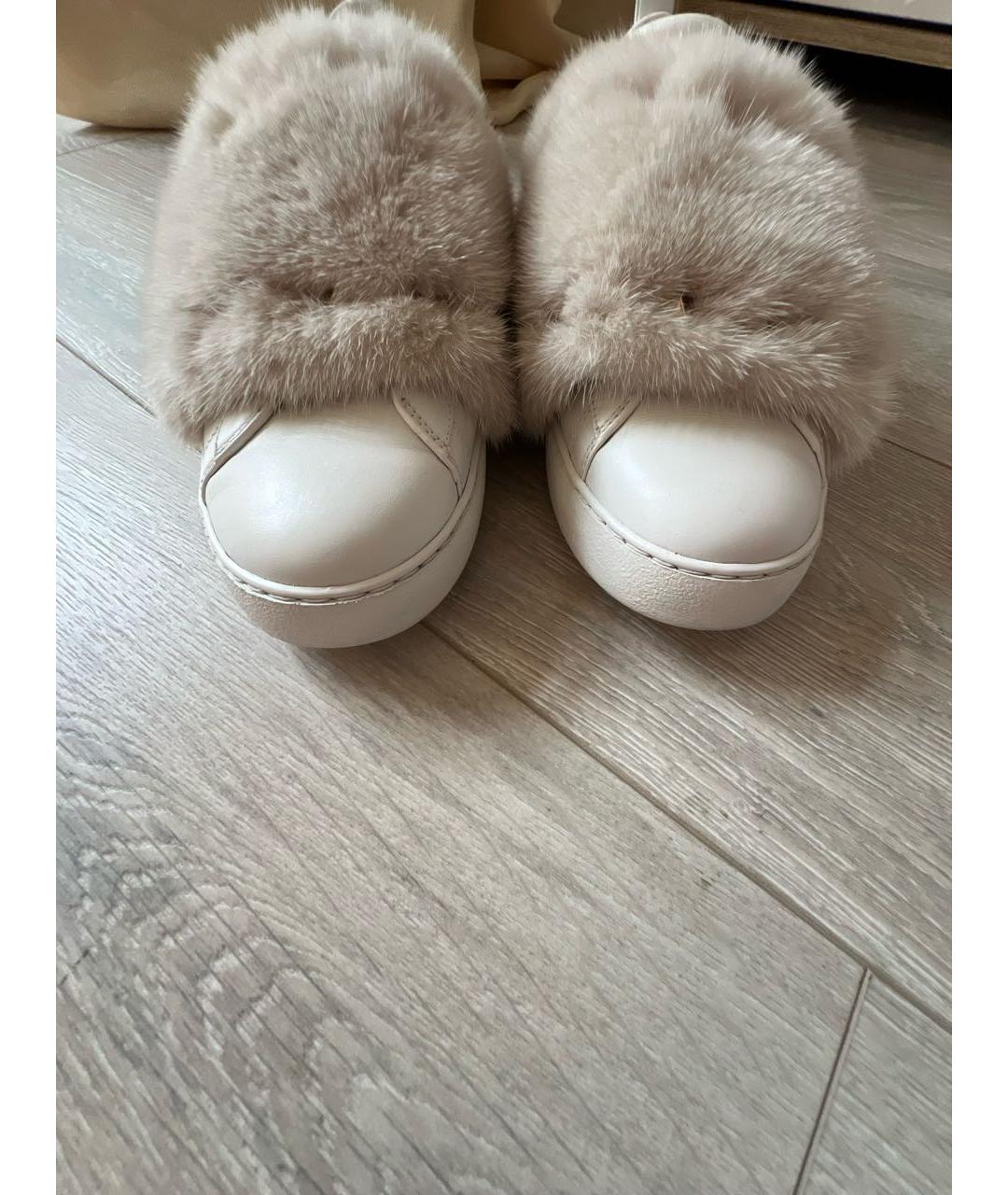 VALENTINO Белые кожаные кеды, фото 7