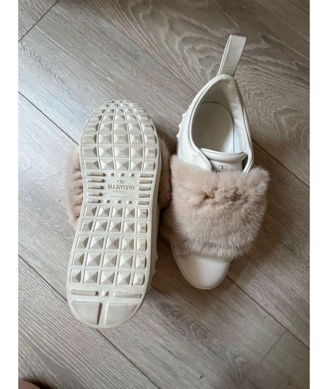 VALENTINO Белые кожаные кеды, фото 8