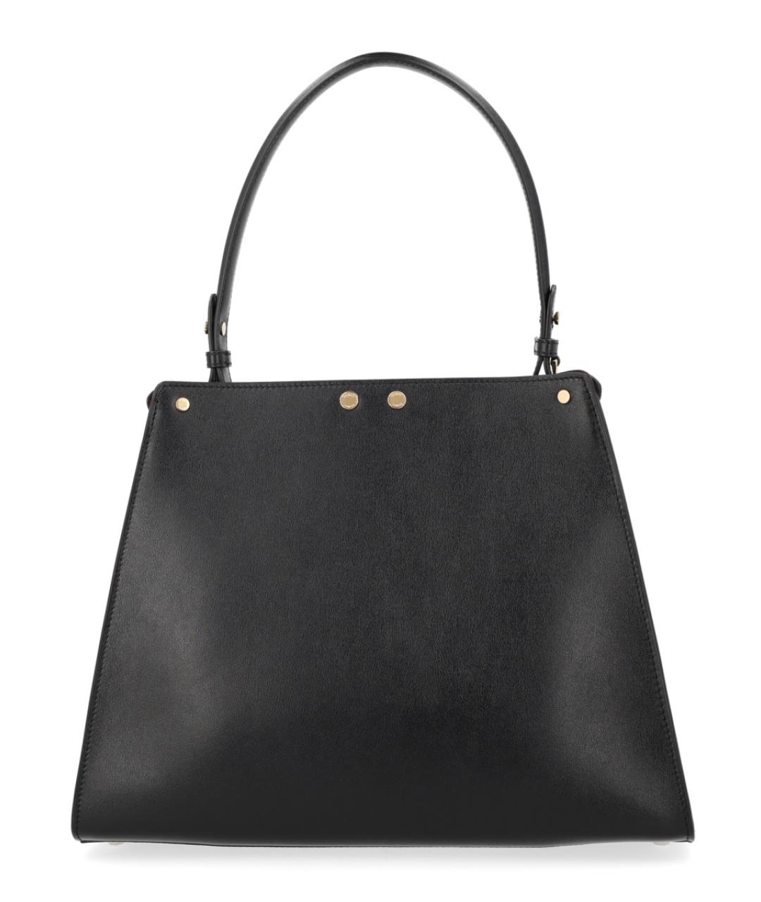 FENDI Черная кожаная сумка тоут, фото 2