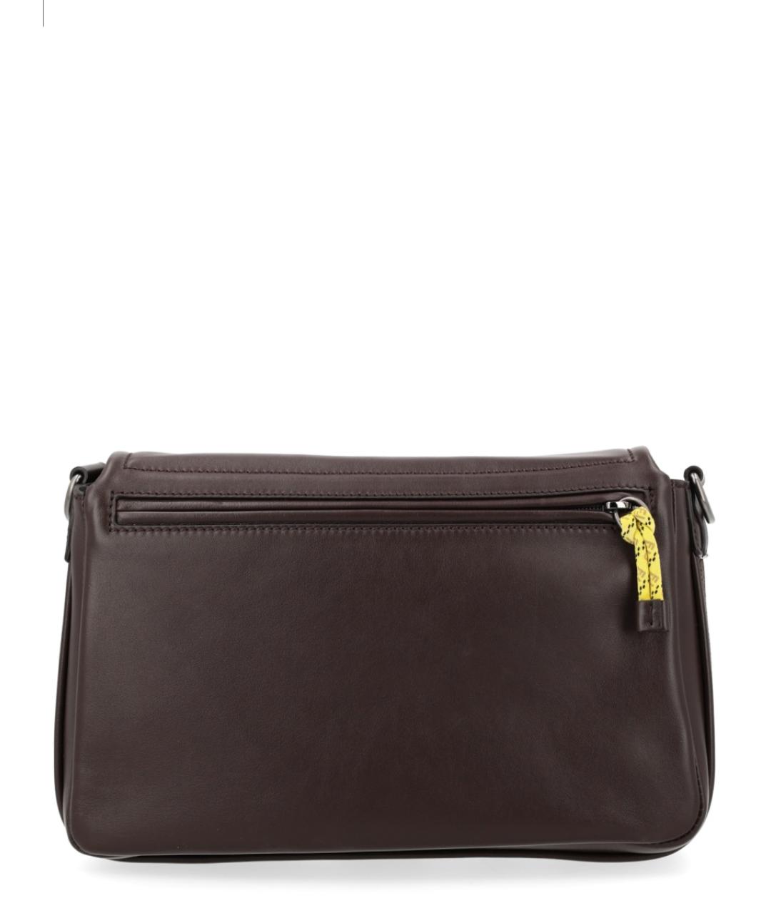 FENDI Коричневая кожаная сумка на плечо, фото 2