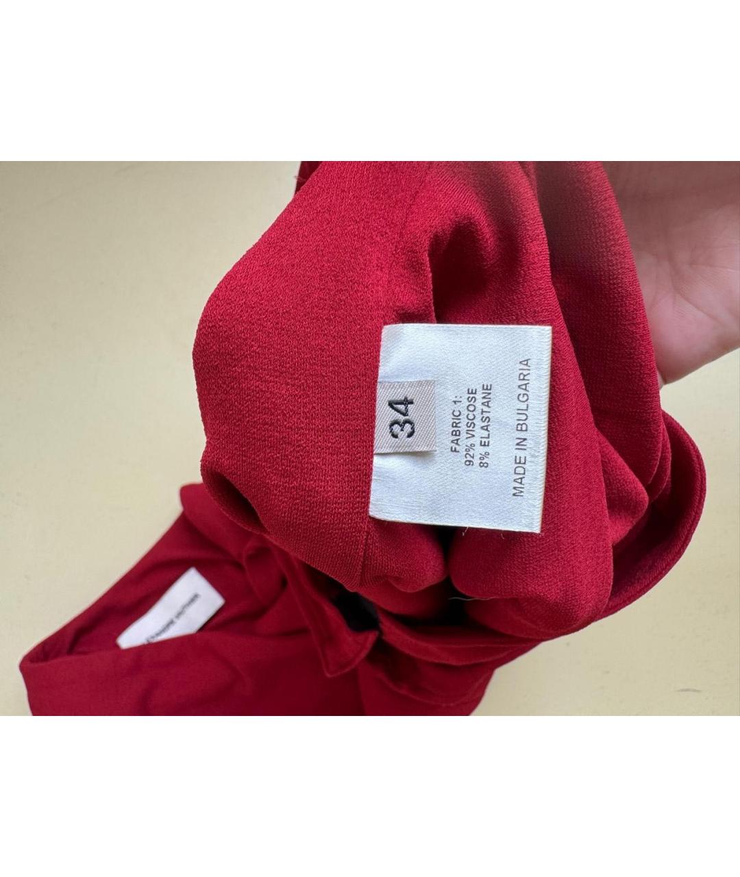 ALEXANDRE VAUTHIER Красное боди, фото 5