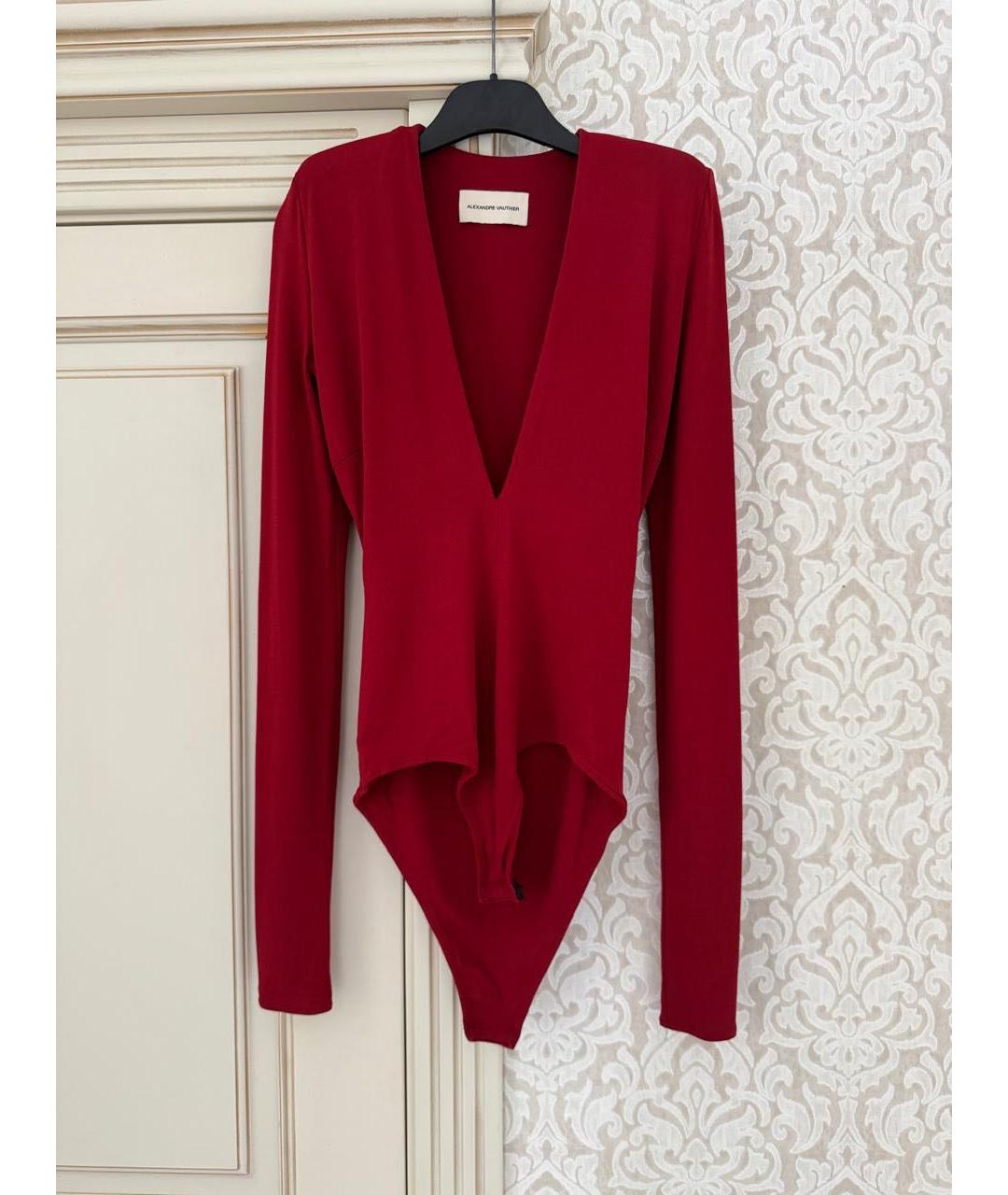 ALEXANDRE VAUTHIER Красное боди, фото 9