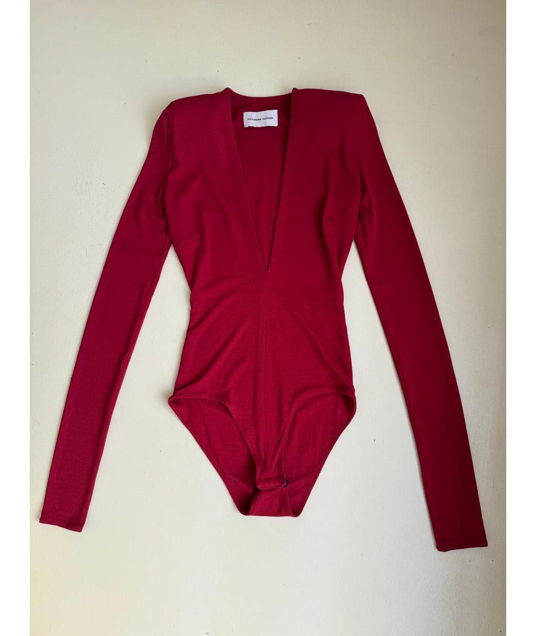ALEXANDRE VAUTHIER Красное боди, фото 3