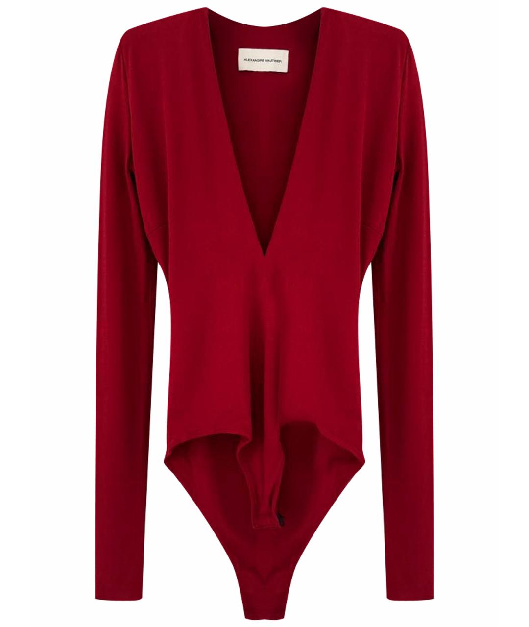 ALEXANDRE VAUTHIER Красное боди, фото 1
