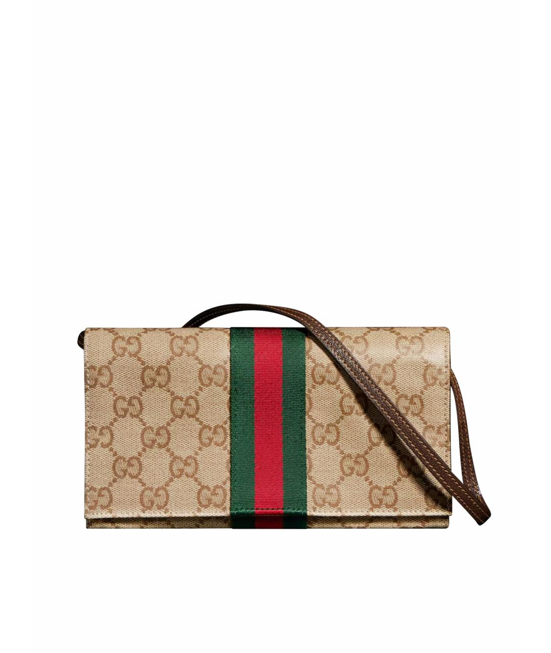 GUCCI Бежевая сумка через плечо, фото 1