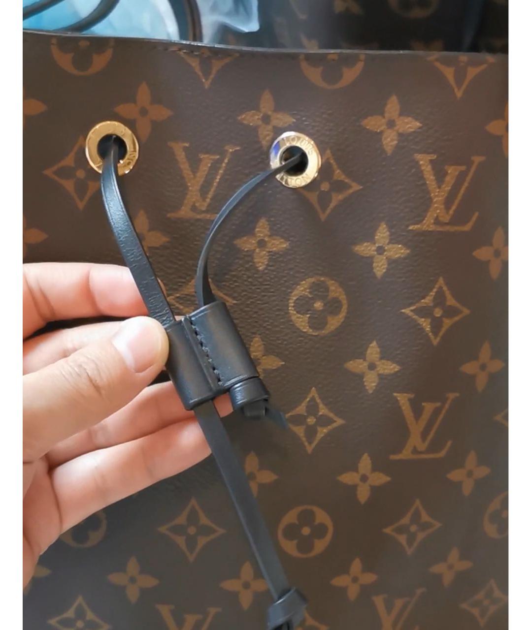 LOUIS VUITTON Коричневая сумка через плечо, фото 6