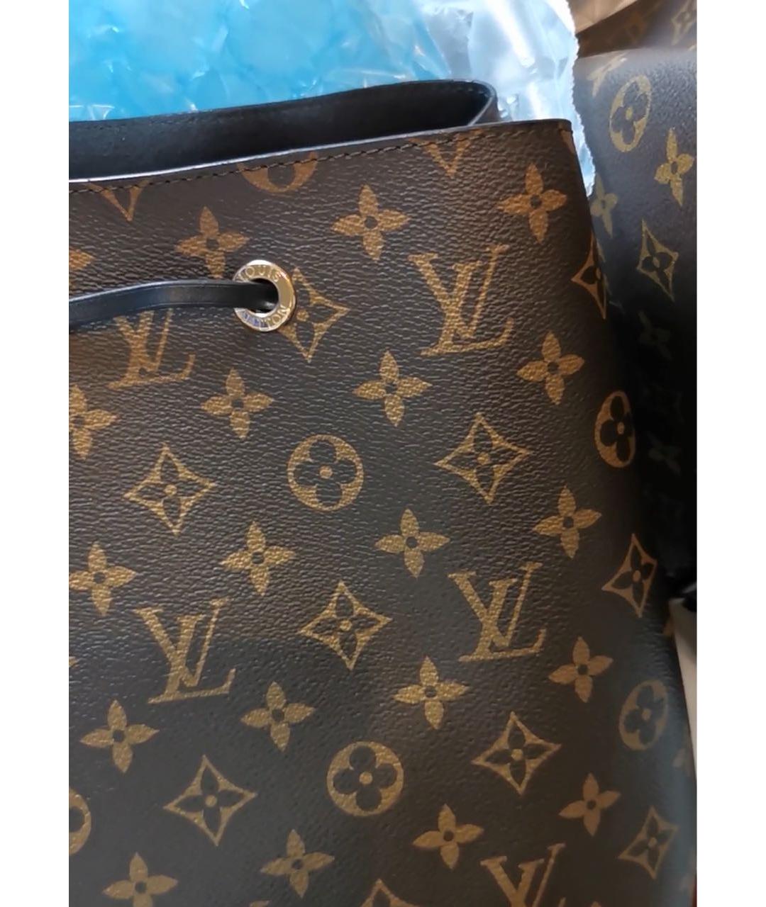 LOUIS VUITTON Коричневая сумка через плечо, фото 3