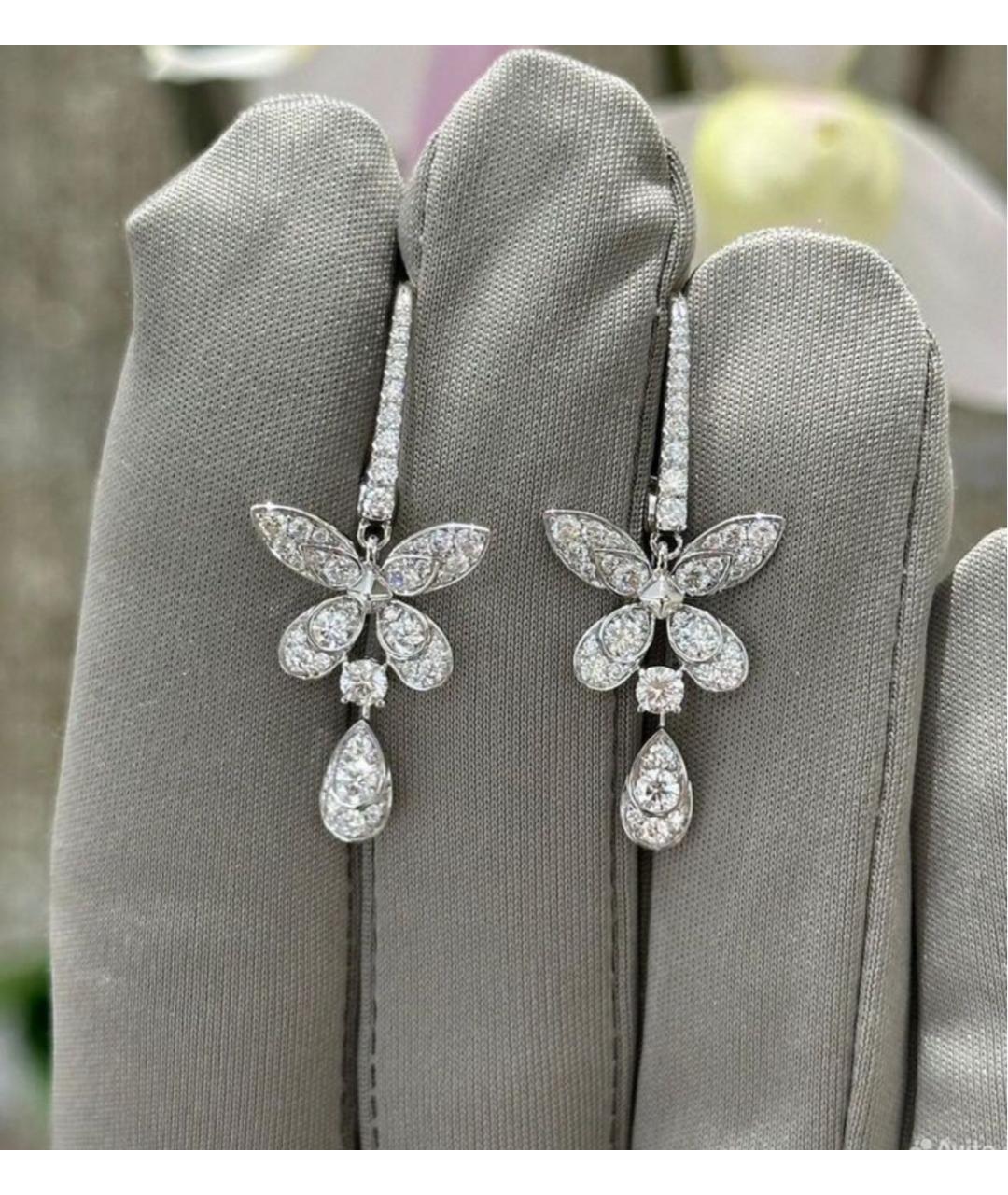 GRAFF Серебряные серьги из белого золота, фото 2