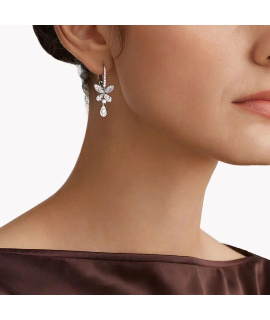 GRAFF Серебряные серьги из белого золота, фото 4