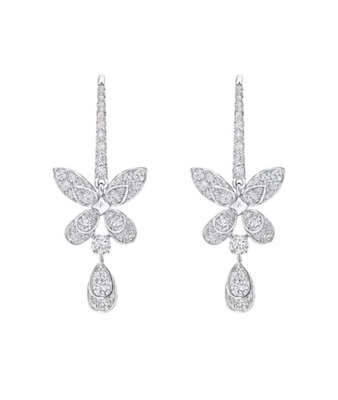 GRAFF Серебряные серьги из белого золота, фото 1