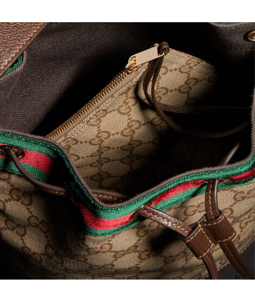 GUCCI Бежевая сумка тоут, фото 3