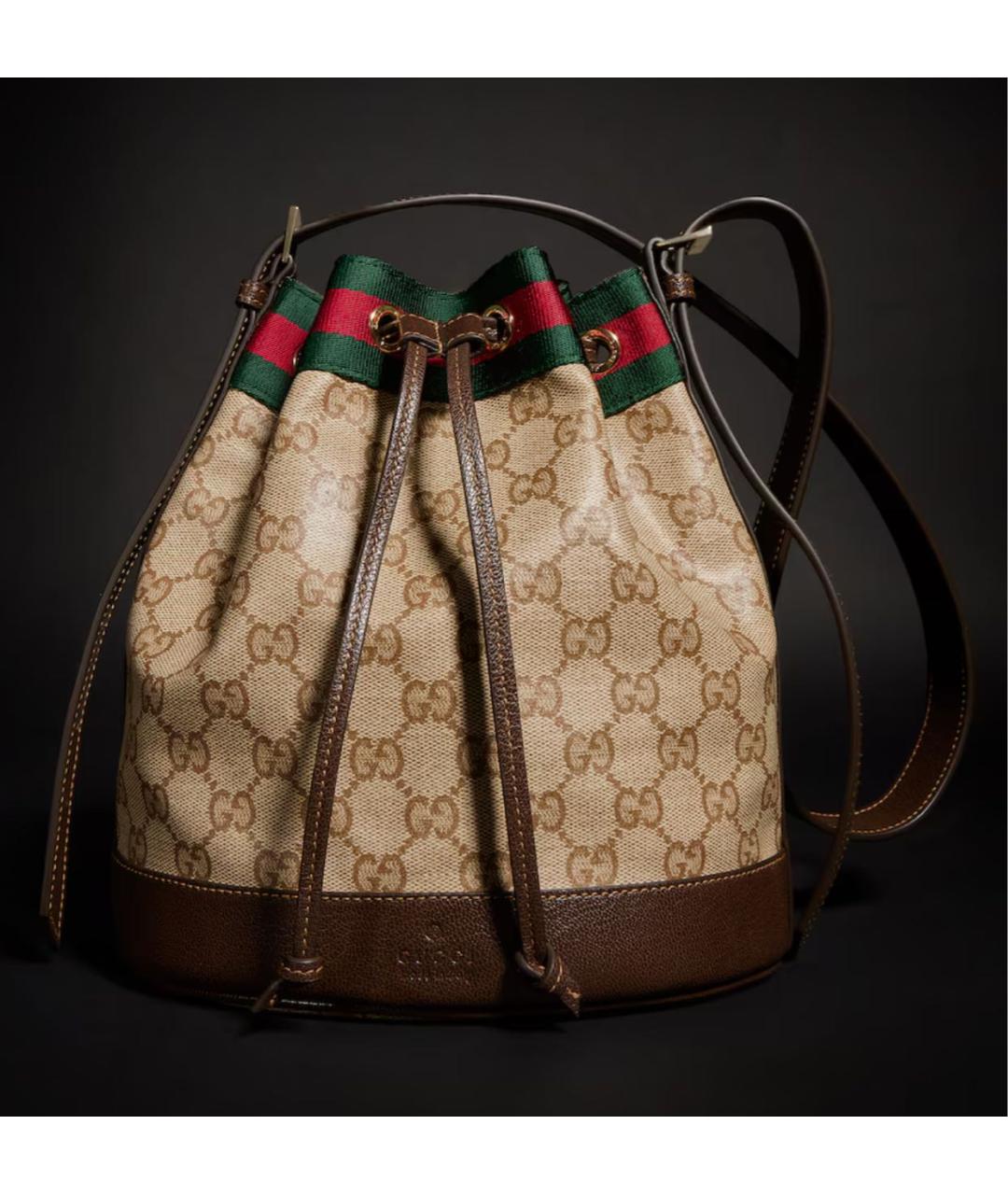 GUCCI Бежевая сумка тоут, фото 4