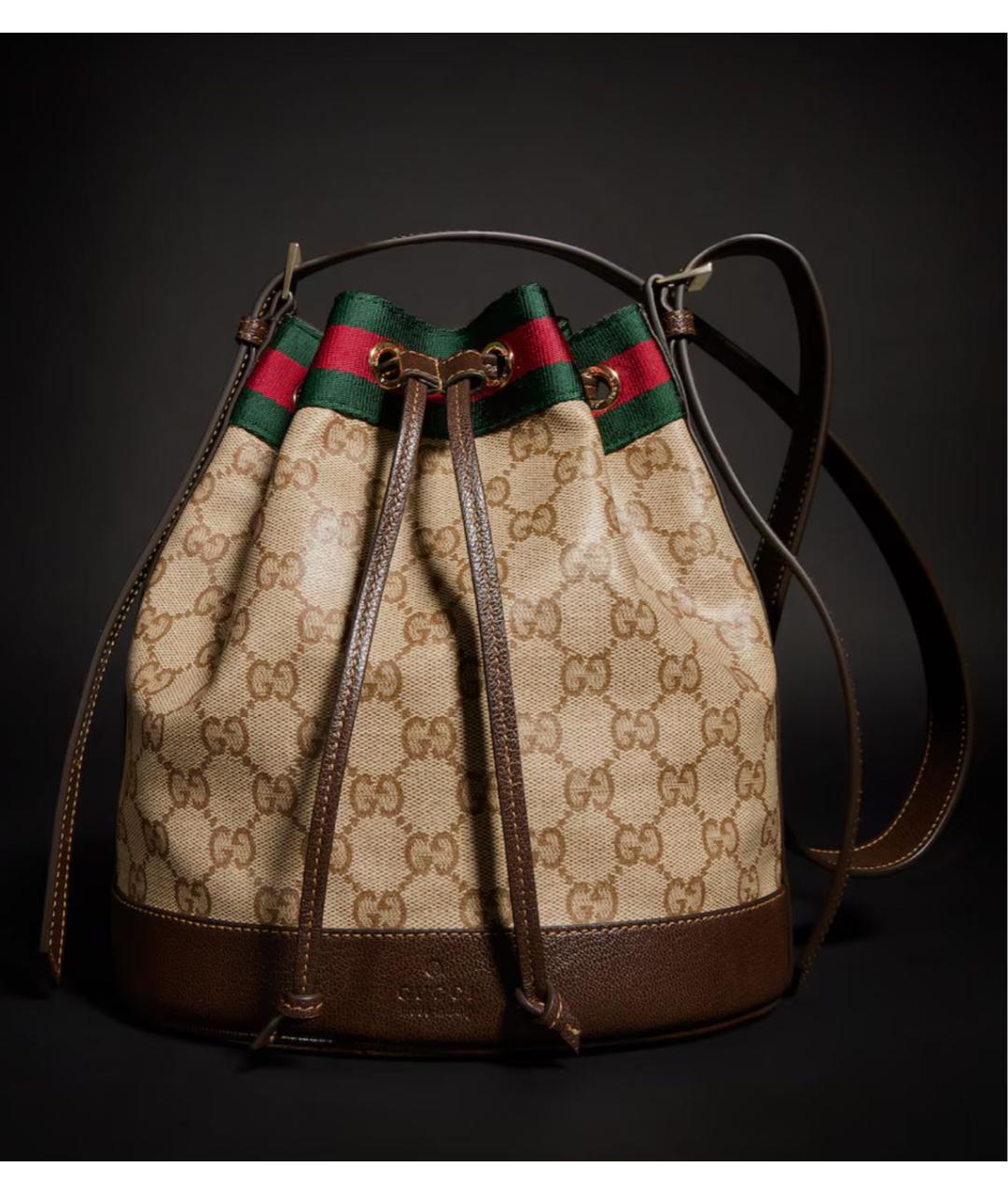 GUCCI Бежевая сумка тоут, фото 5