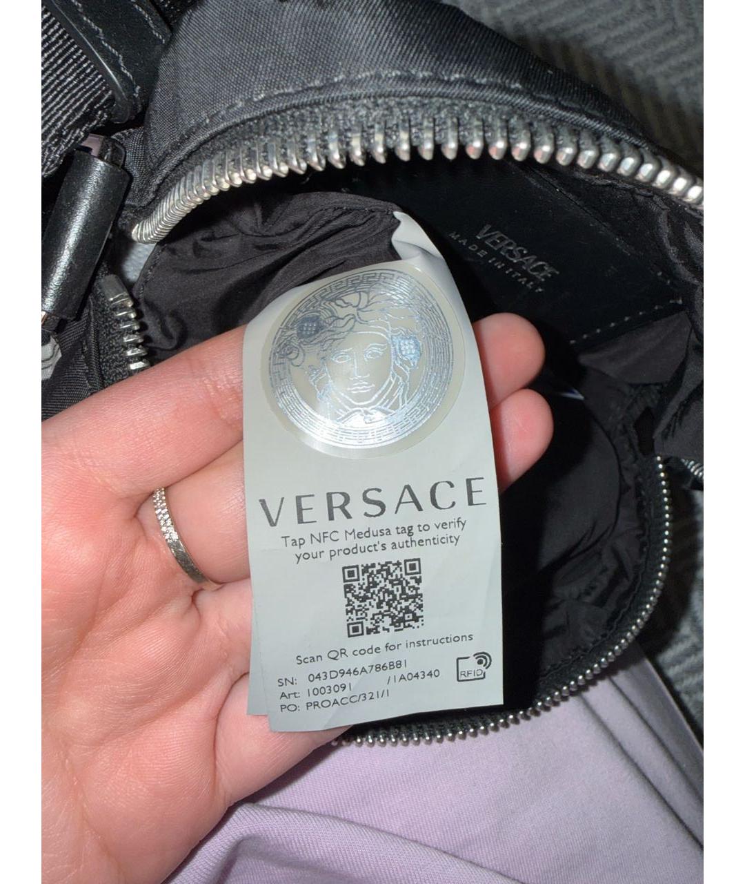 VERSACE Мульти кожаная поясная сумка, фото 4