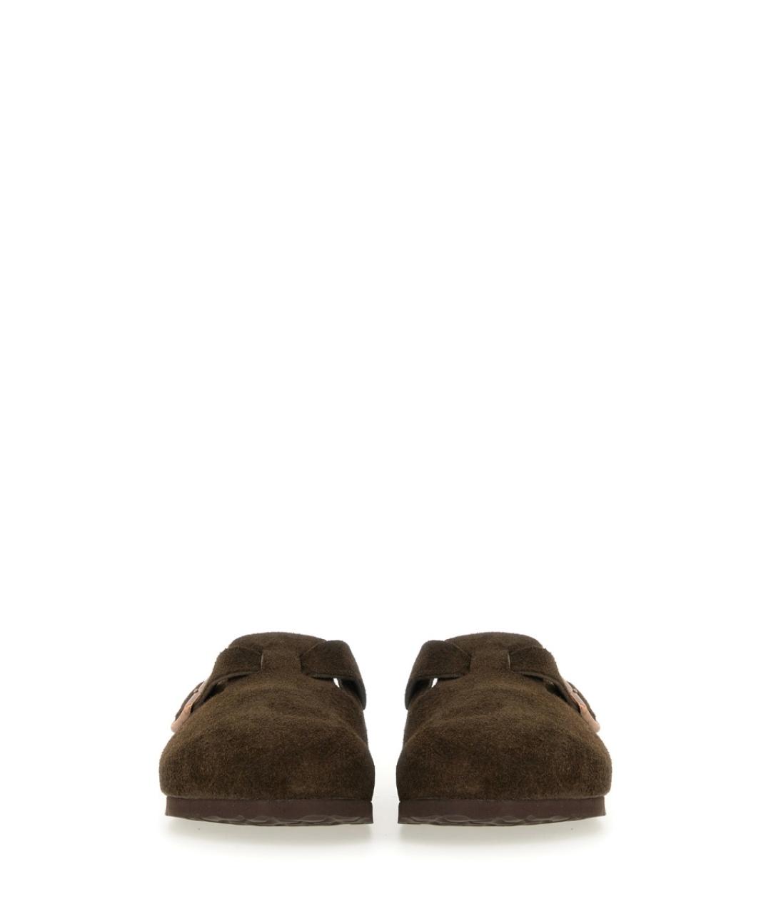 BIRKENSTOCK Коричневые замшевые сандалии, фото 3