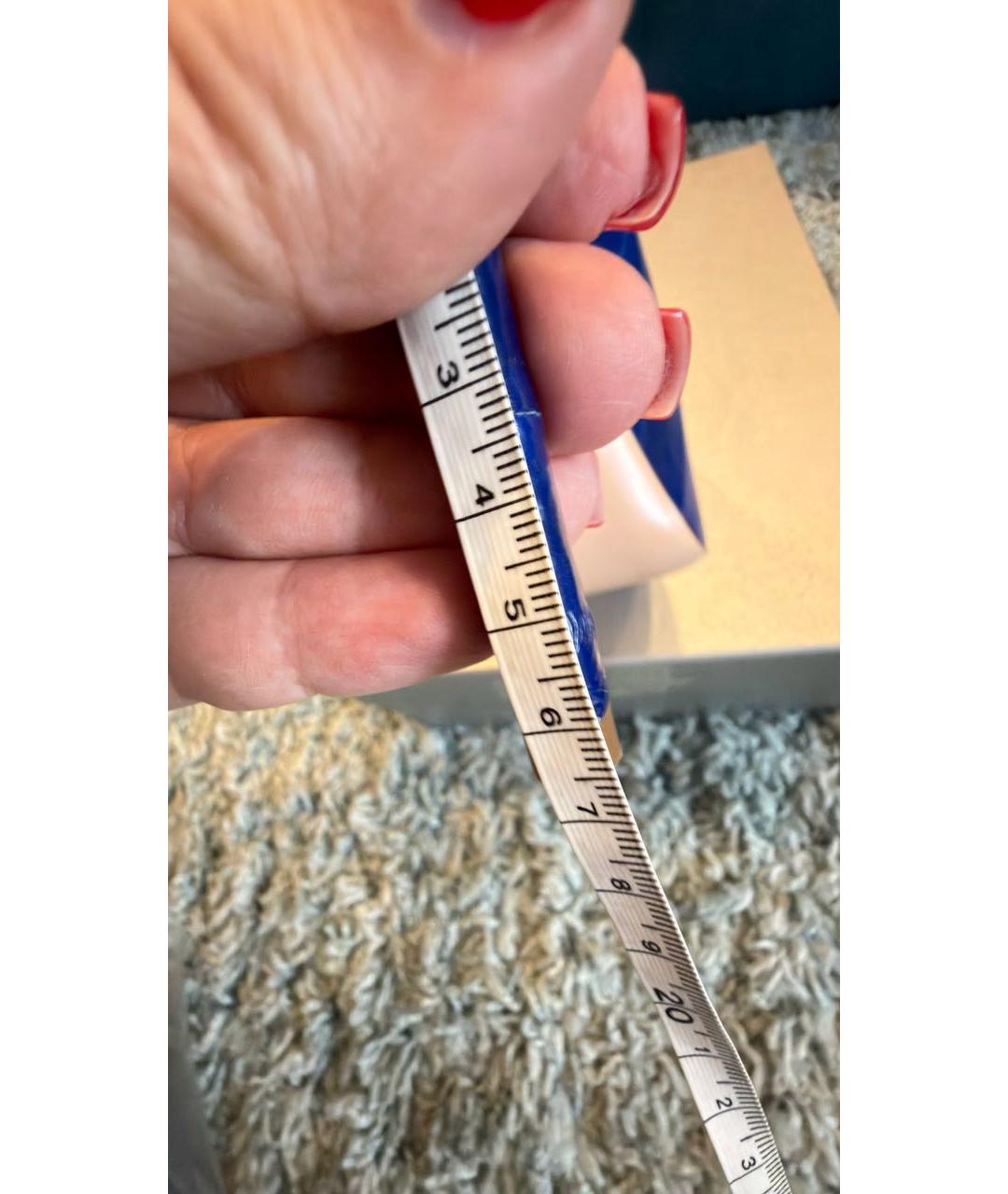 GIAN MARCO LORENZI Синие кожаные туфли, фото 6