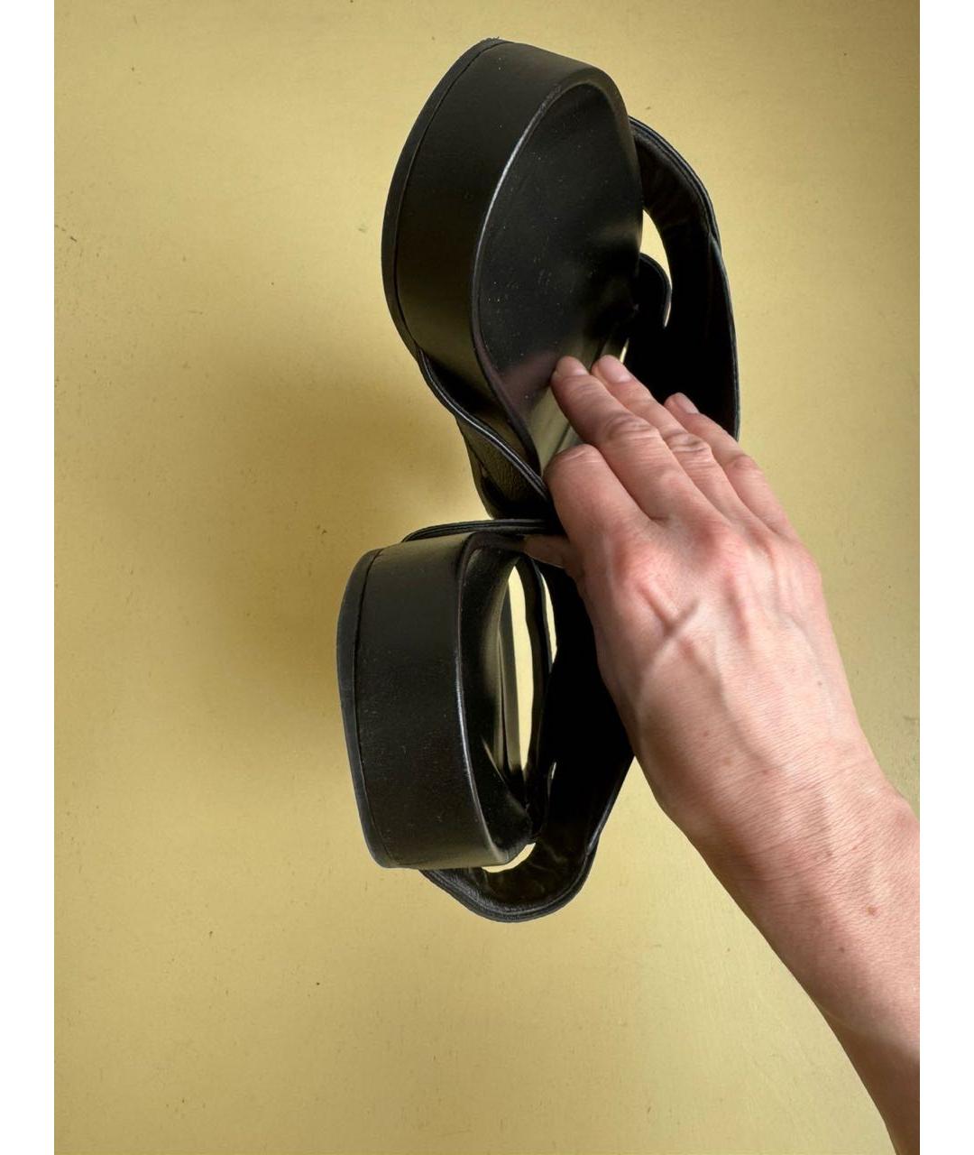 LOUIS VUITTON Черные сандалии, фото 3