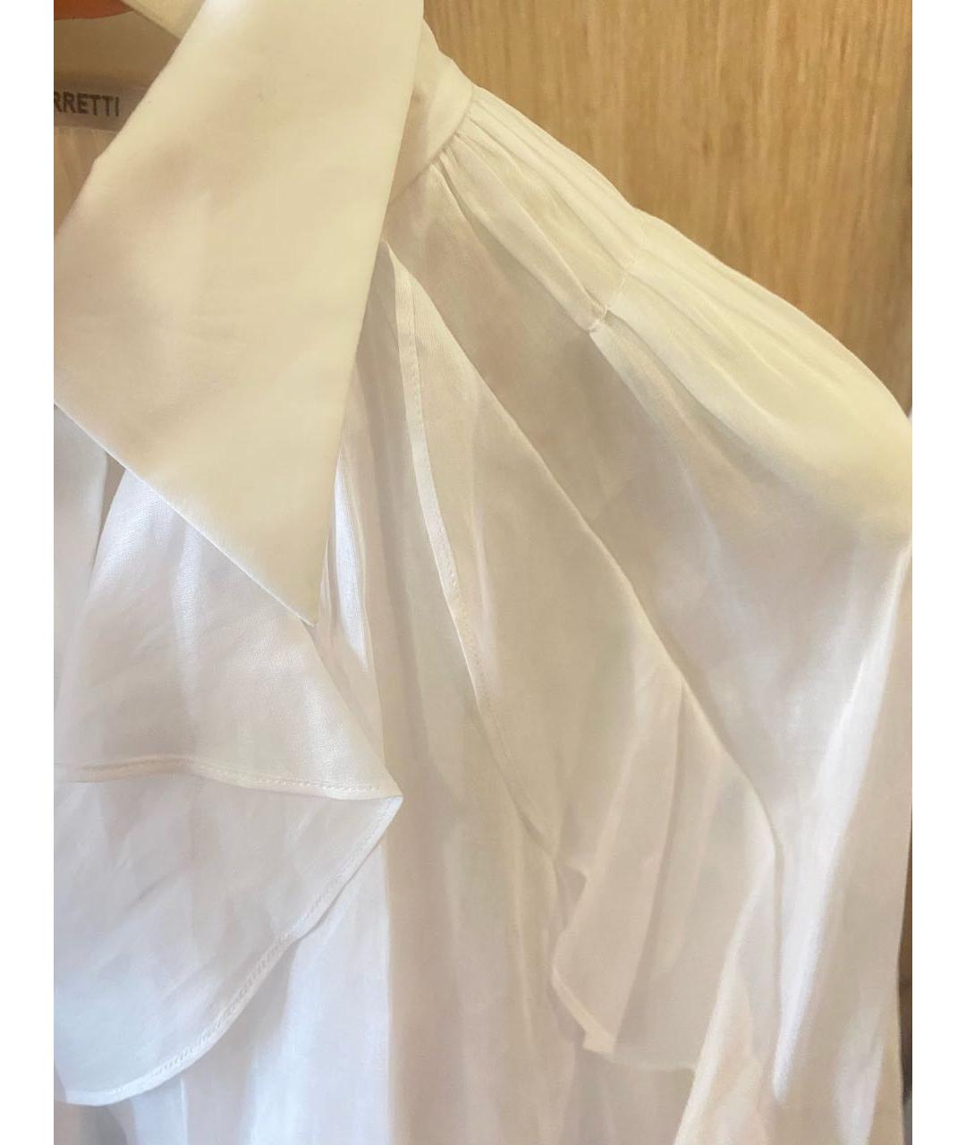 ALBERTA FERRETTI Белая блузы, фото 6