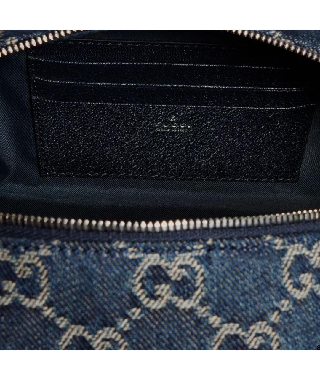 GUCCI Синяя сумка через плечо, фото 4