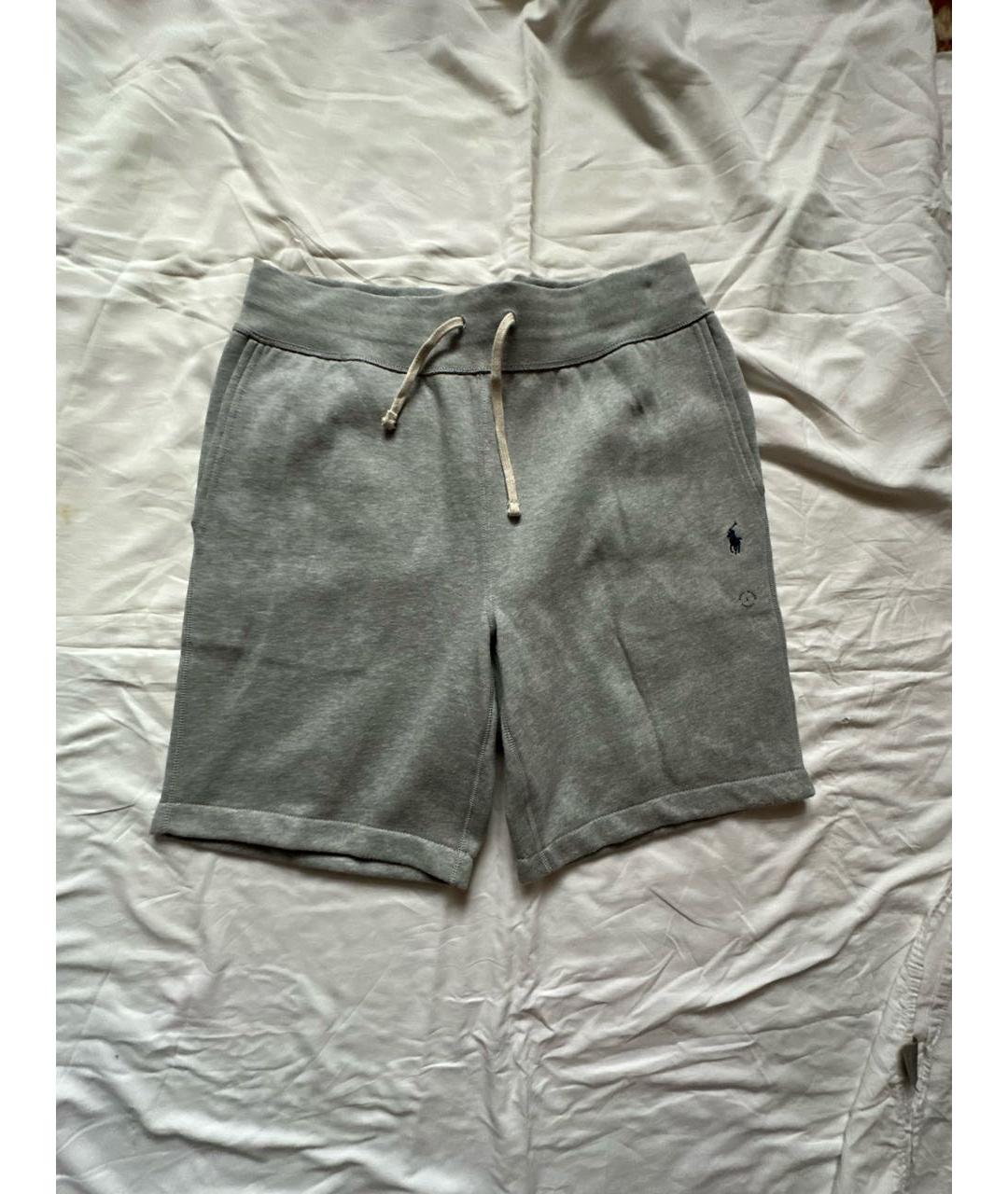 POLO RALPH LAUREN Серые хлопковые шорты, фото 9