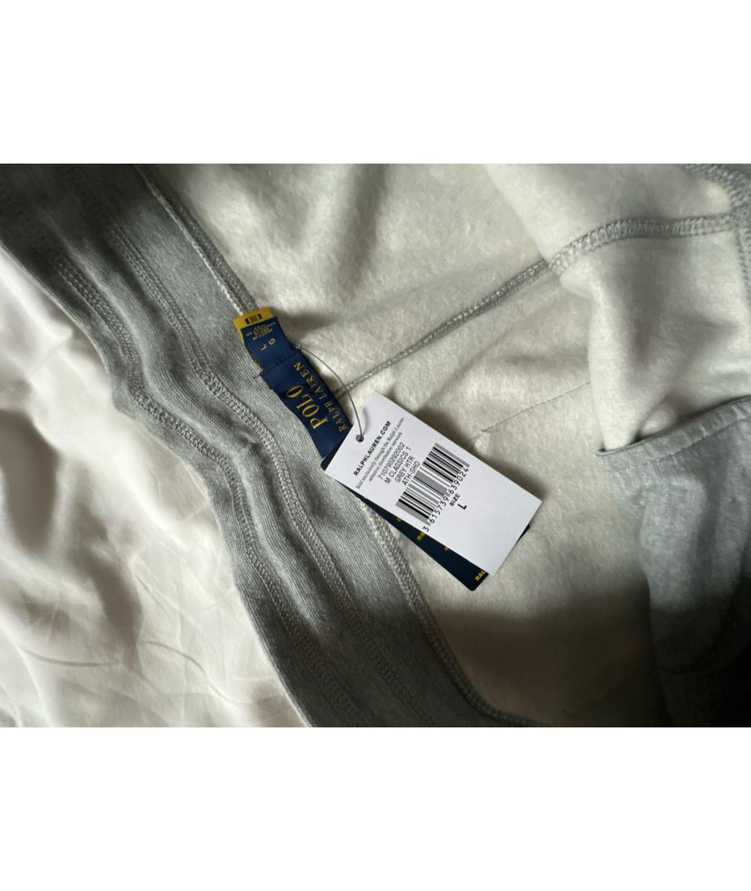 POLO RALPH LAUREN Серые хлопковые шорты, фото 4