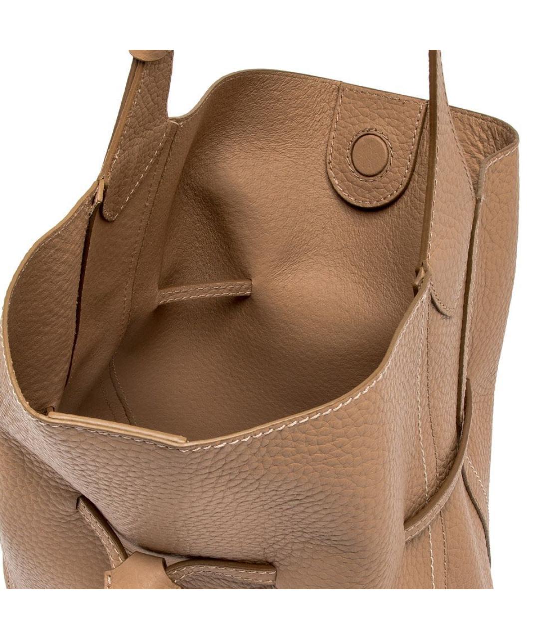 Gianni Chiarini Коричневая кожаная сумка через плечо, фото 4