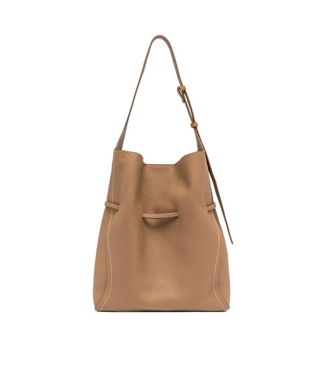 Gianni Chiarini Коричневая кожаная сумка через плечо, фото 3