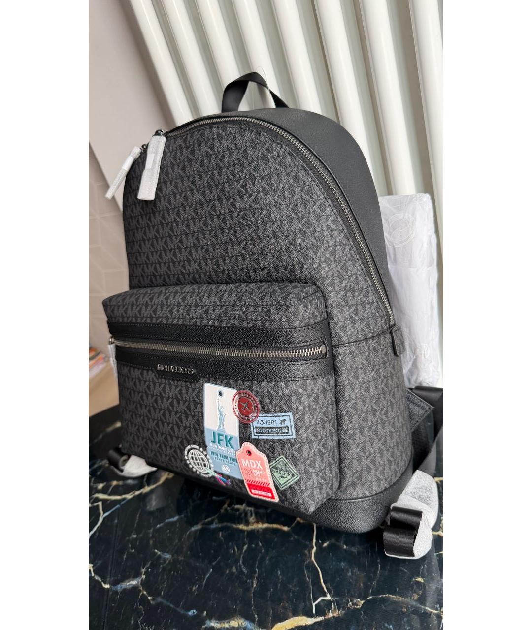 MICHAEL KORS Черный рюкзак, фото 4