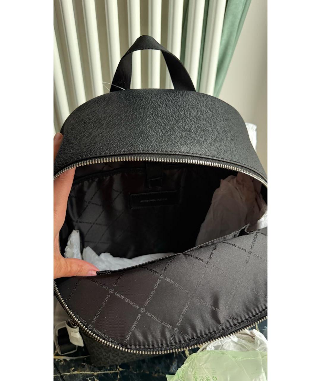 MICHAEL KORS Черный рюкзак, фото 5