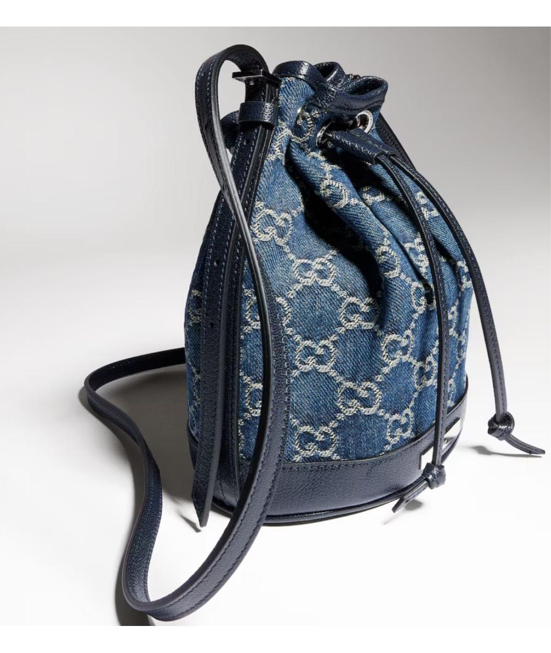 GUCCI Синяя сумка через плечо, фото 3