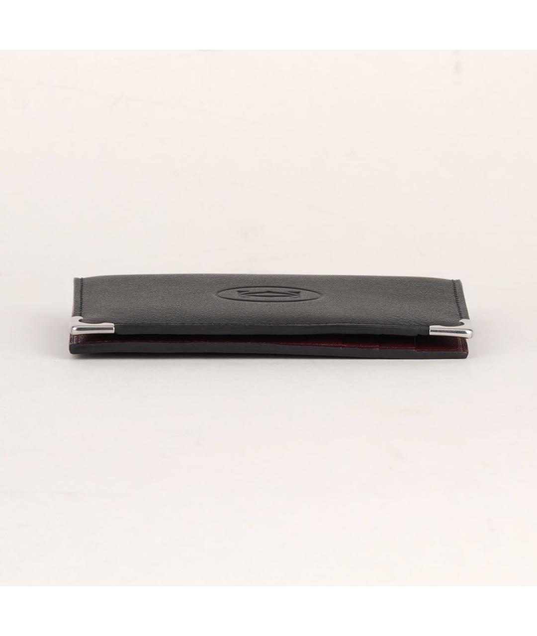 CARTIER Черный кожаный кардхолдер, фото 7