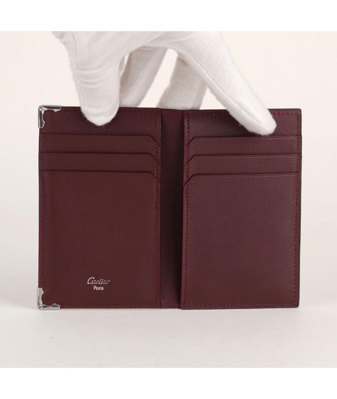 CARTIER Черный кожаный кардхолдер, фото 4