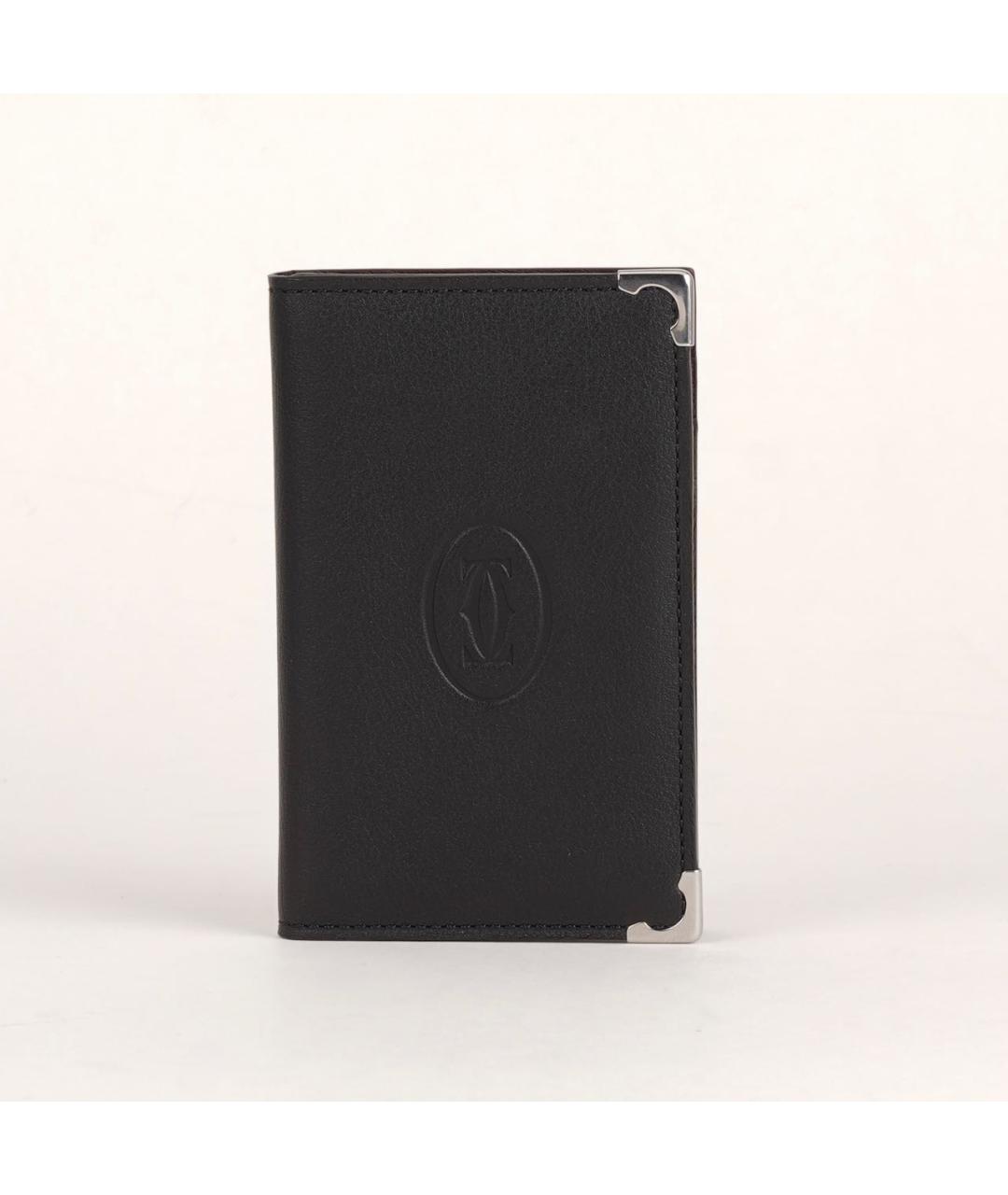 CARTIER Черный кожаный кардхолдер, фото 9