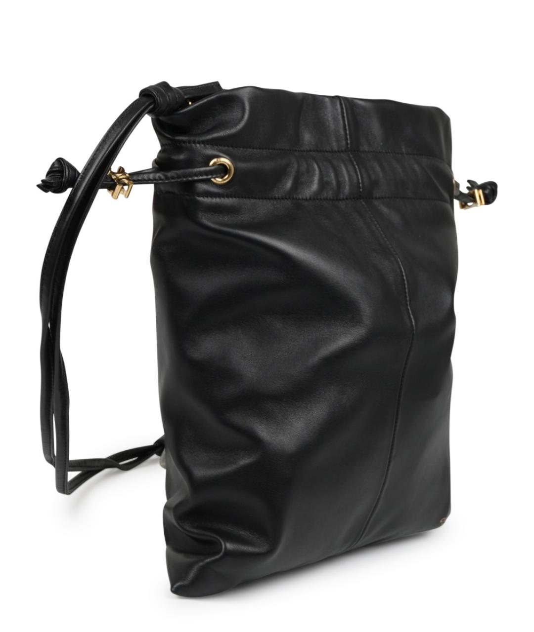 CELINE Черная кожаная сумка через плечо, фото 2