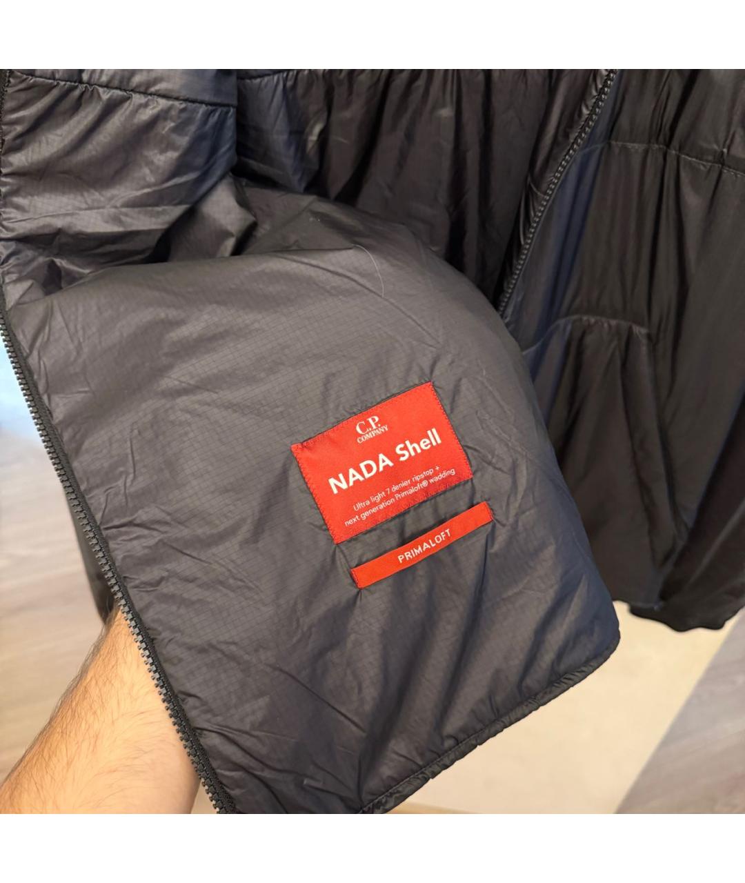 CP COMPANY Черная полиамидовая куртка, фото 4