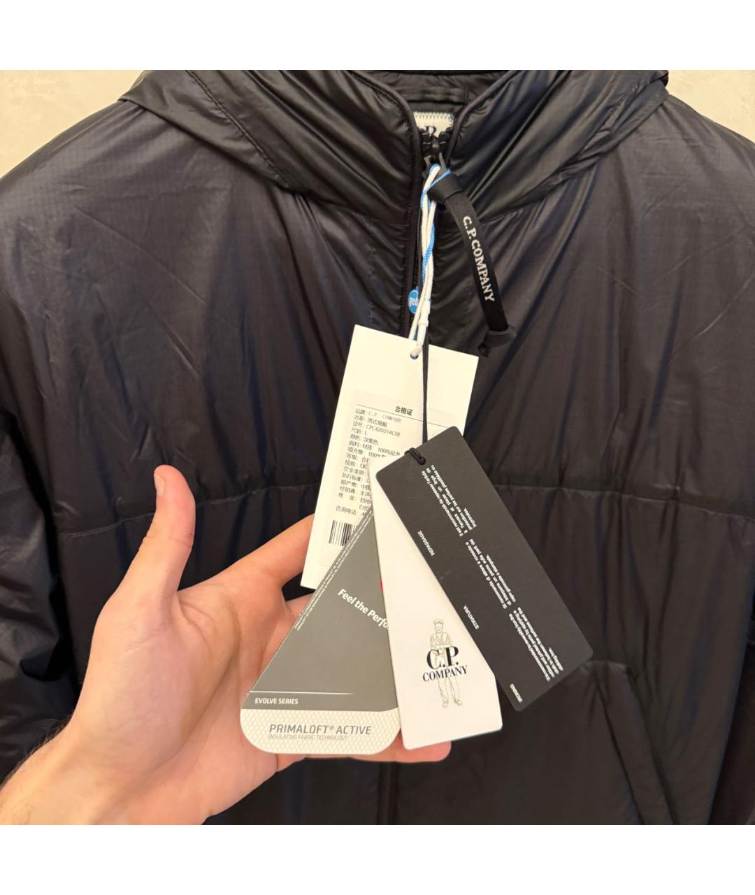 CP COMPANY Черная полиамидовая куртка, фото 5