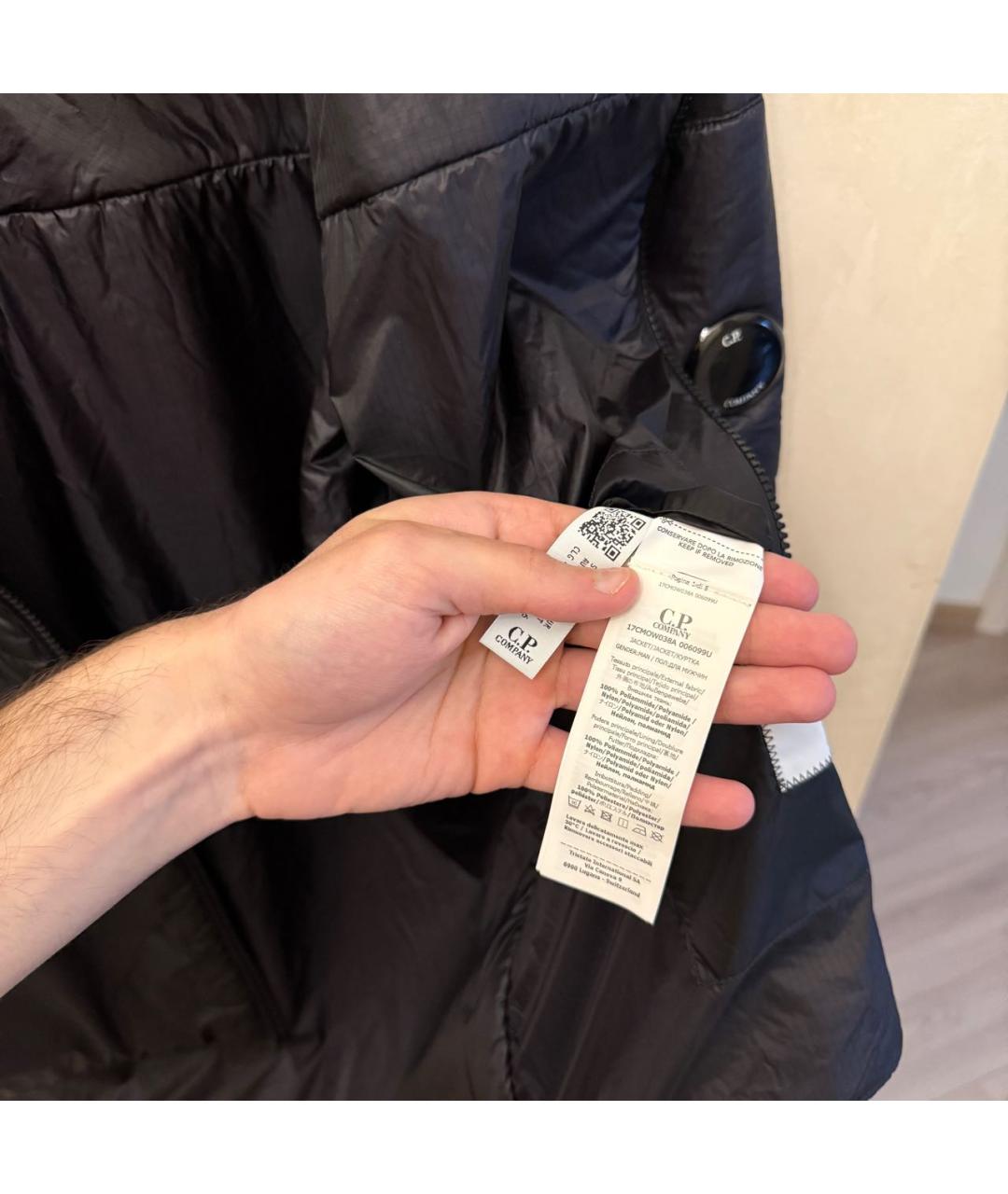 CP COMPANY Черная полиамидовая куртка, фото 6