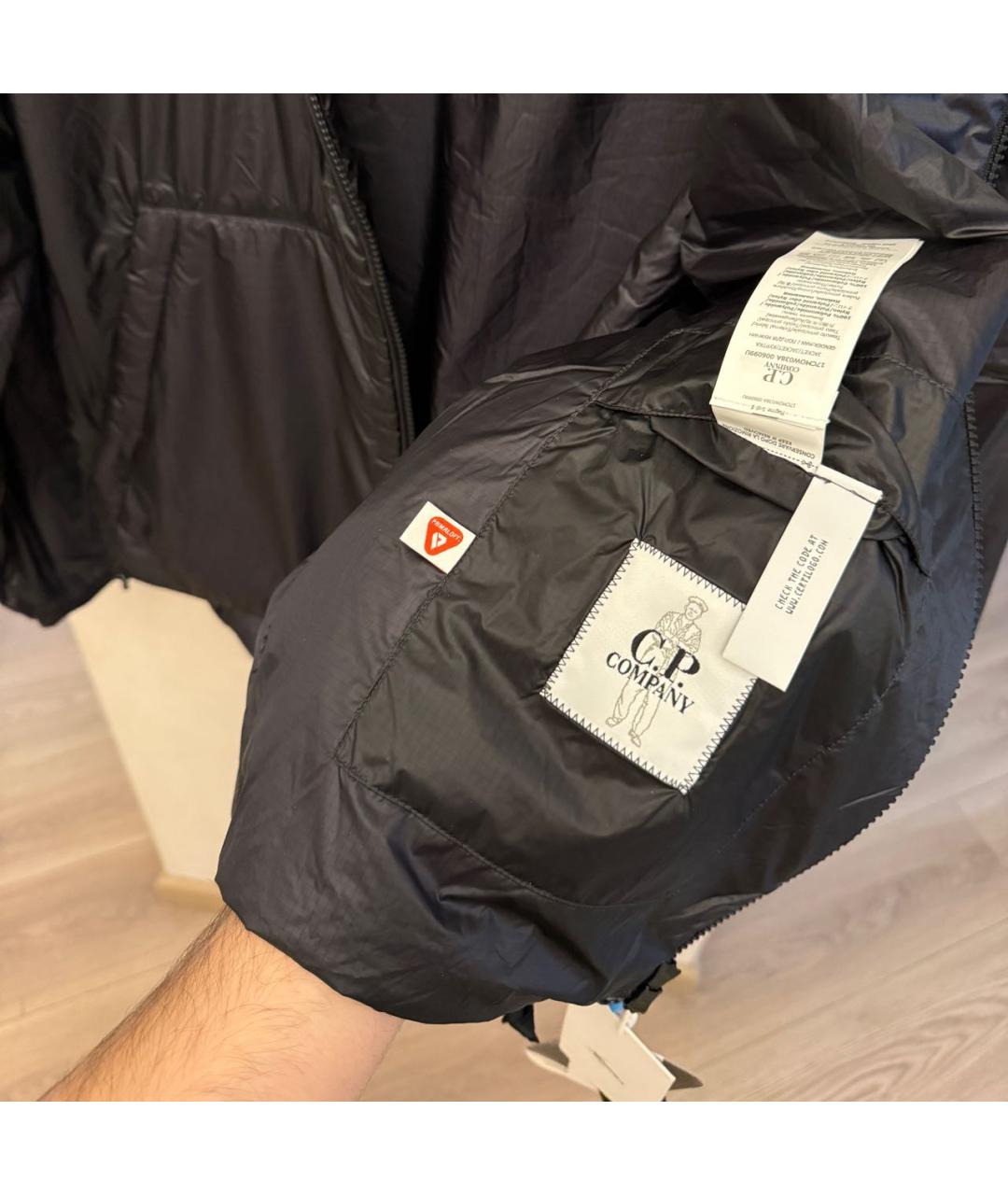 CP COMPANY Черная полиамидовая куртка, фото 7