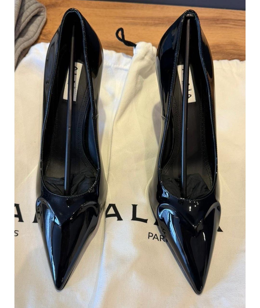 ALAIA Черные туфли из лакированной кожи, фото 5