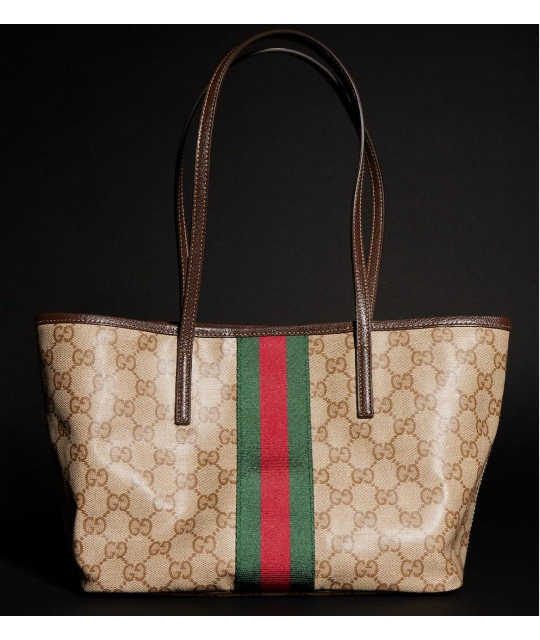 GUCCI Бежевая сумка тоут, фото 4
